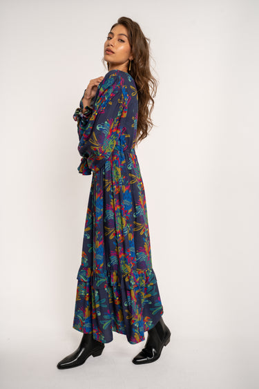 Jonny Dress - Navy Floral