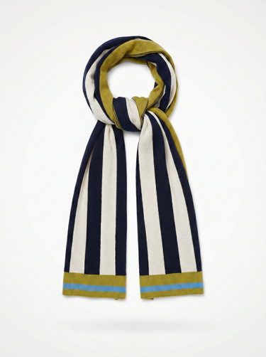 Stripey Scarf - Chartreuse