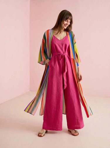 Palazzo Jumpsuit - Cerise