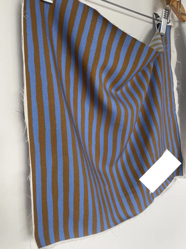 Tunic Tee - Blue & Tan Stripe
