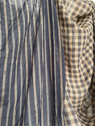 Caroline Blouse - Navy Stripe Combo
