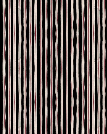 Muse Dress - Black Stripe