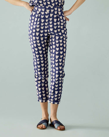 Kirstin Pants - Navy Cheetahs