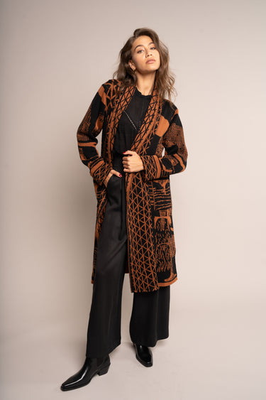 Anni Cardi - Black & Tan
