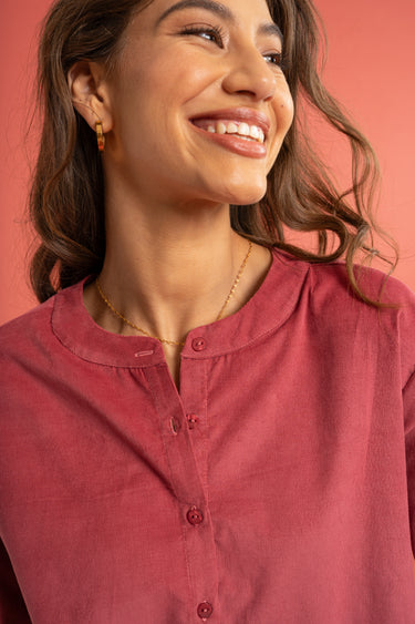 Mandarin Shirt - Spice
