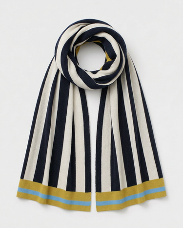 Stripey Scarf - Chartreuse