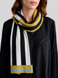 Stripey Scarf - Chartreuse