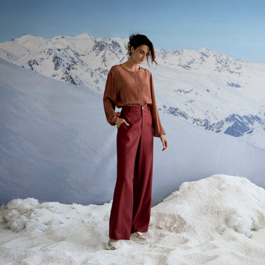 Classic Trouser - Sangria