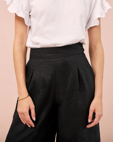 Linen Culottes - Royal
