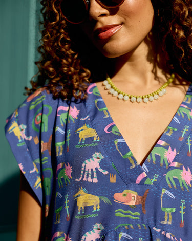 Hanky Dress - Royal Creatures