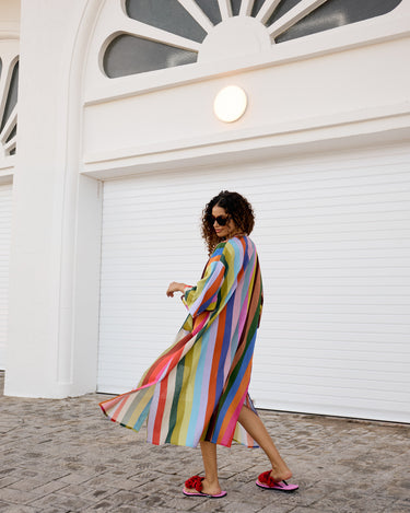 Kimono - Kaleidoscope Stripe