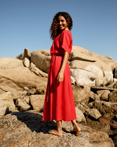 Muse Dress - Red (pre-order for 10 September)