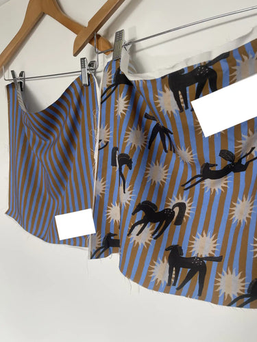 Hanky Dress - Black Horses Combo