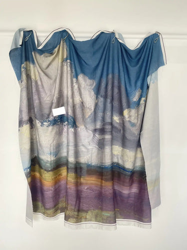 Halter Dress - Cloudy Landscape