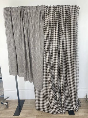 Origami Top - Small Black Gingham