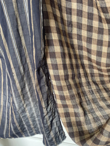 Caroline Blouse - Navy Stripe Combo