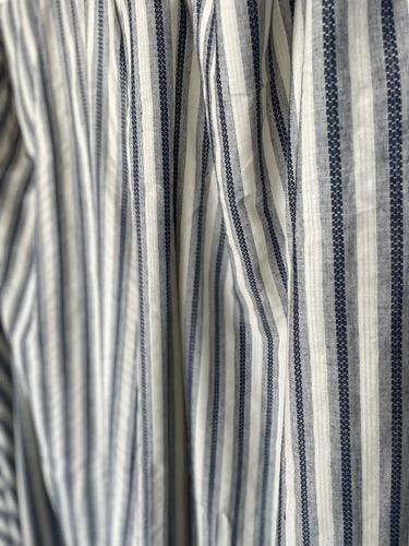 Porto Shirt Dress - Navy Grecian Stripe