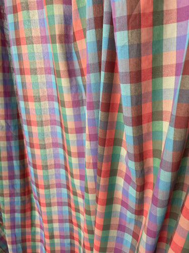 Cove Top - Multi Colour Check