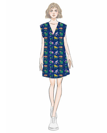 Hanky Dress - Royal Creatures